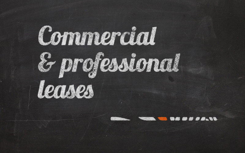 Commercial and Professional Leases